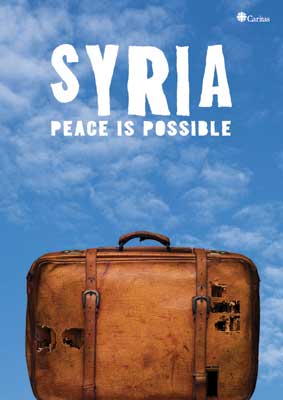 Syrian artist, Tammam Azzam’s artwork for Caritas ‘Syria: Peace is Possible’ campaign