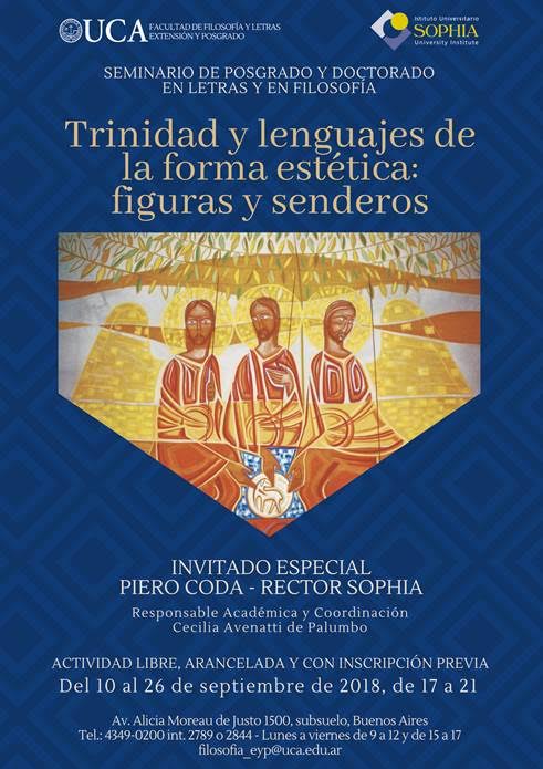 Seminario de posgrado con Piero Coda: “Trinidad y Lenguajes de la forma estética: figuras y senderos”